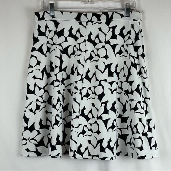 Cynthia Rowley Bold‎ Black & White Print Cottage Full Skirt NWOT Size M - Picture 5 of 10